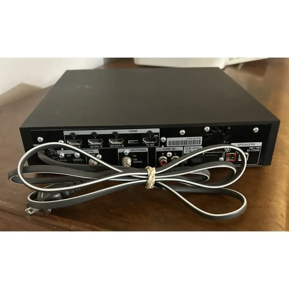 Sony Home Theater System HT-CT550W W/ Wireless Transceiver Card EZW-RT50 Tested!